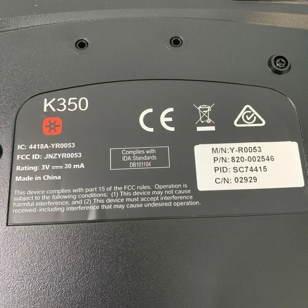 Logitech k350 r00053